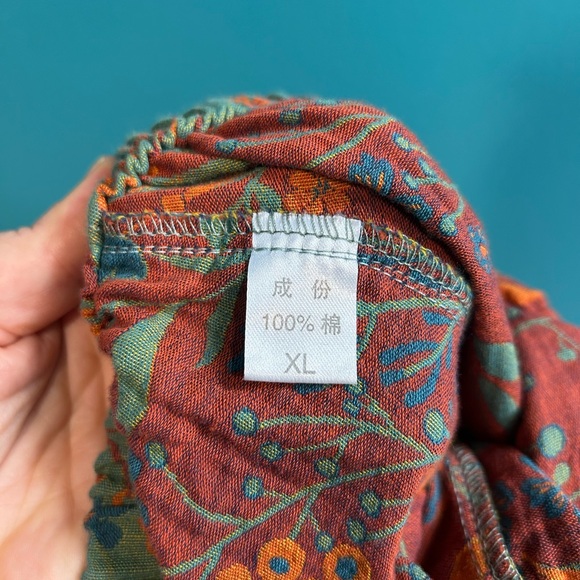 Boho Floral Lounge Pants - Picture 4 of 6